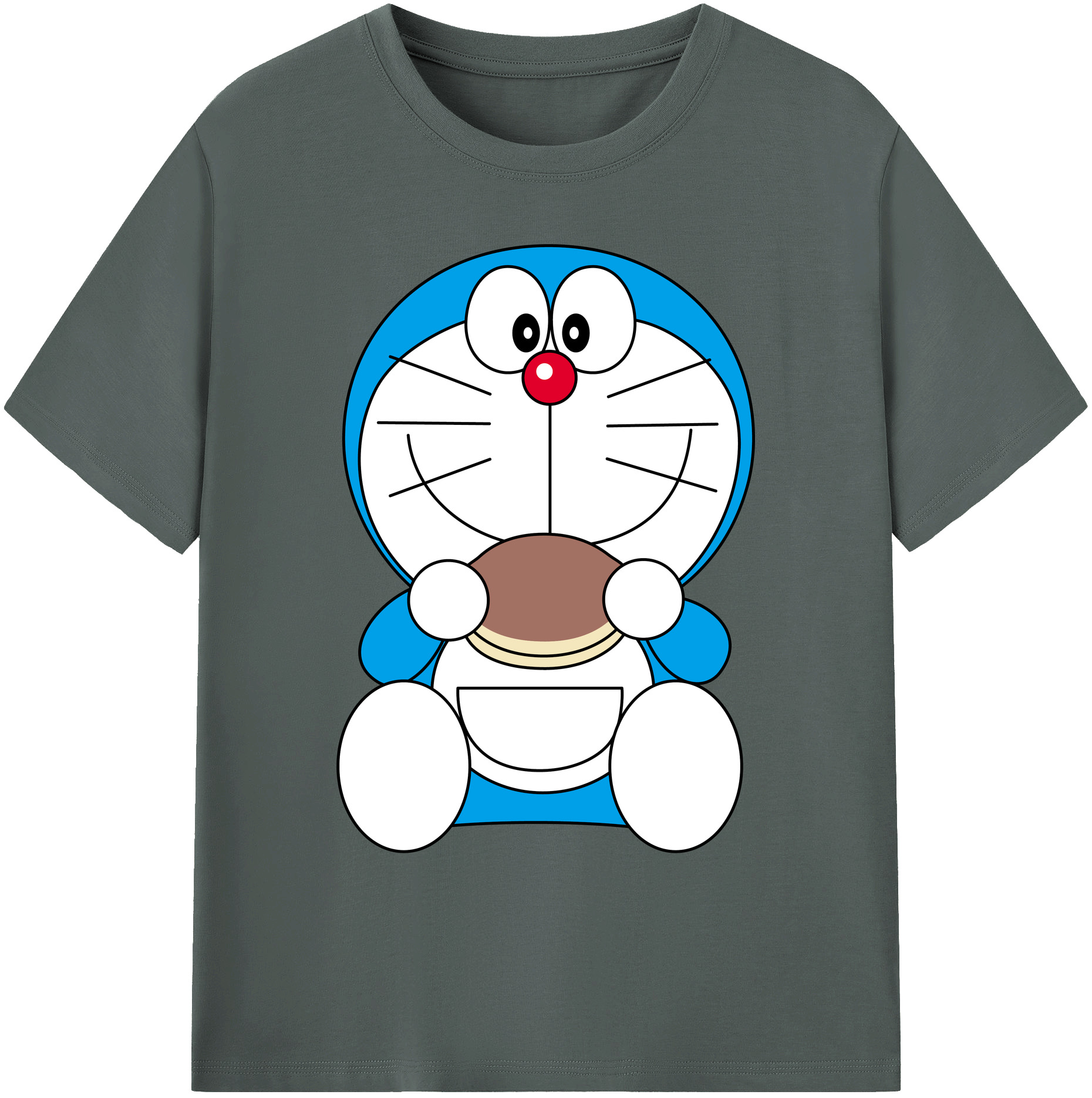 （画像用） ドラえもん Doraemon 綿100％ メンズ半袖Tシャツ｜肌触りやわらか＆通気性